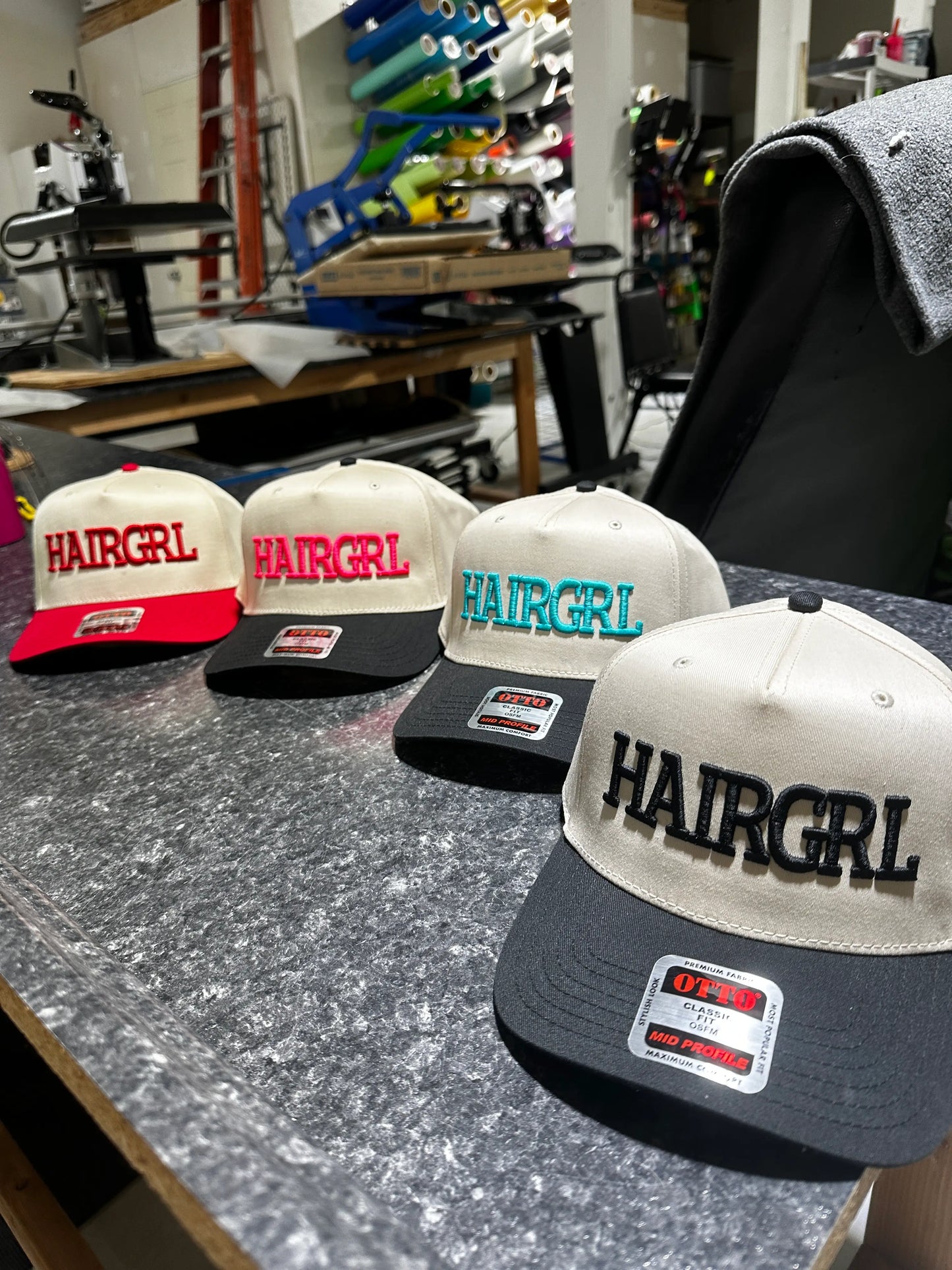 Hairgrl Embroidered Trucker Hat