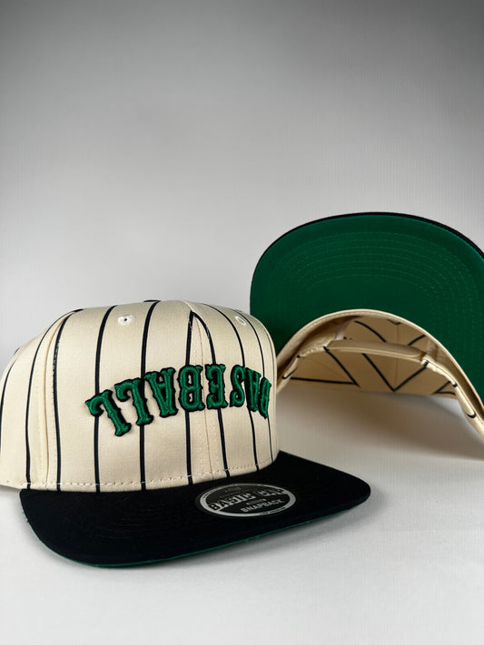 Baseball Stripe Vintage Embroidered Trucker Hat