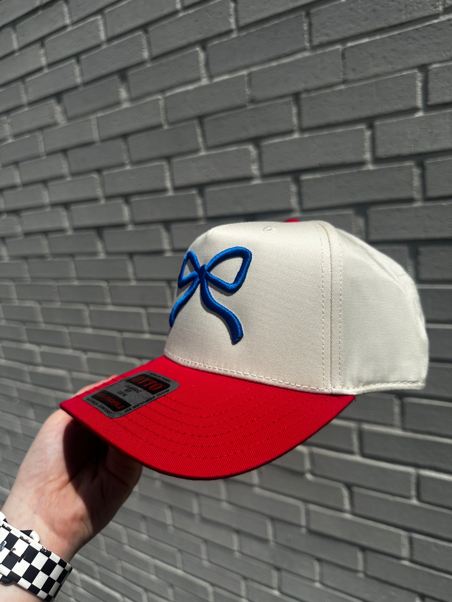 Bow Embroidered Trucker Hat