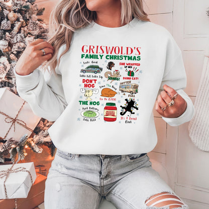 Griswold's Family Christmas Pullover Sweatshirt, Women's Holiday Crewneck