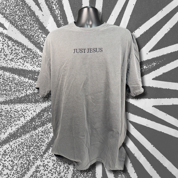 Just Jesus Embroidered Faith based Comfort Colors Tee
