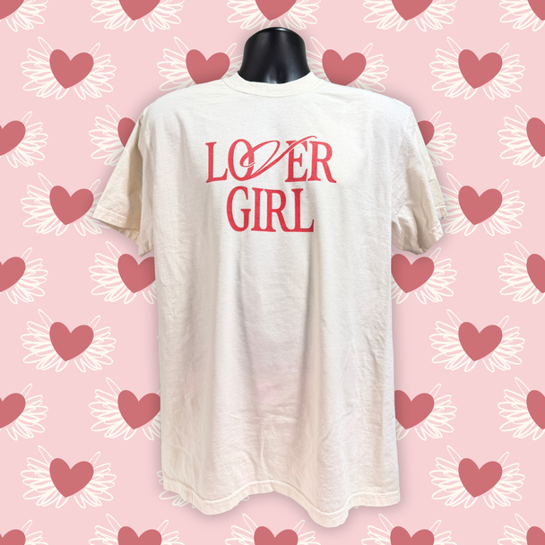 Lover Girl Valentines Day T-Shirt Comfort Colors, Retro Valentine Gift For Her