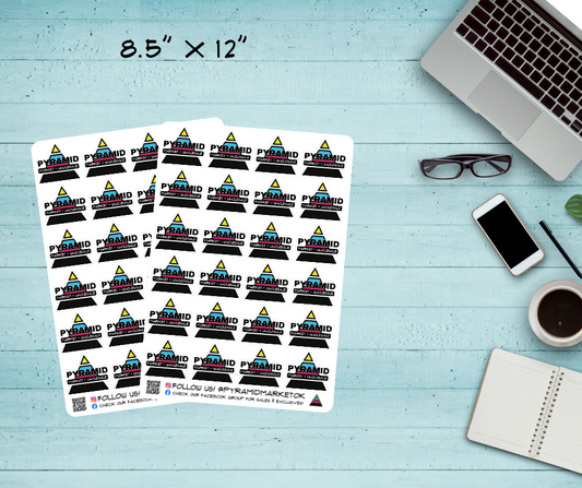 Custom Logo Sticker Sheets - 2"