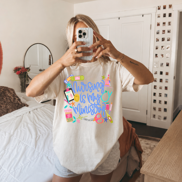 My Ministry DTG Printed Comfort Colors Graphic T-Shirt