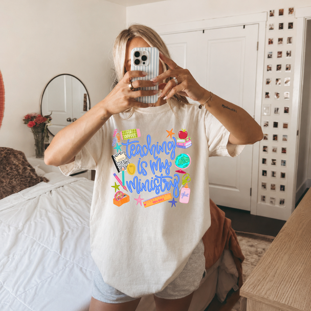 My Ministry DTG Printed Comfort Colors Graphic T-Shirt