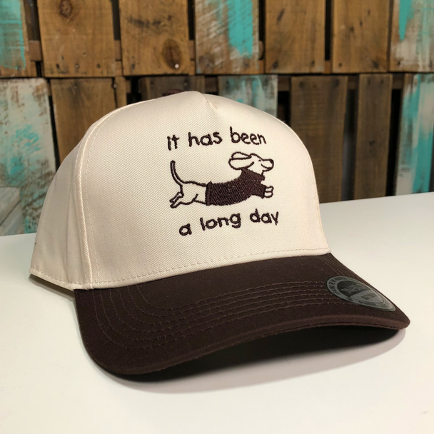 It Has Been A Long Day Dachshund Embroidered Trucker Hat