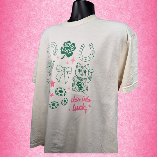 This Feels Lucky St Patricks Day Sweatshirt, Good Luck Charms Irish Celebration Gift