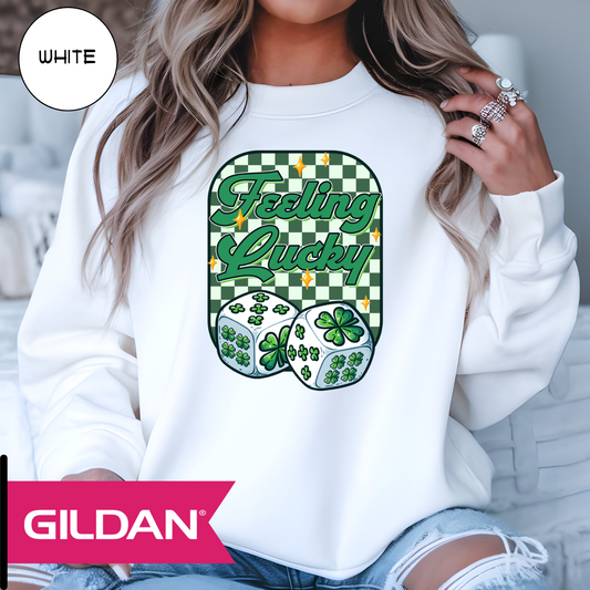 Feeling Lucky St. Patrick's Day Graphic Top