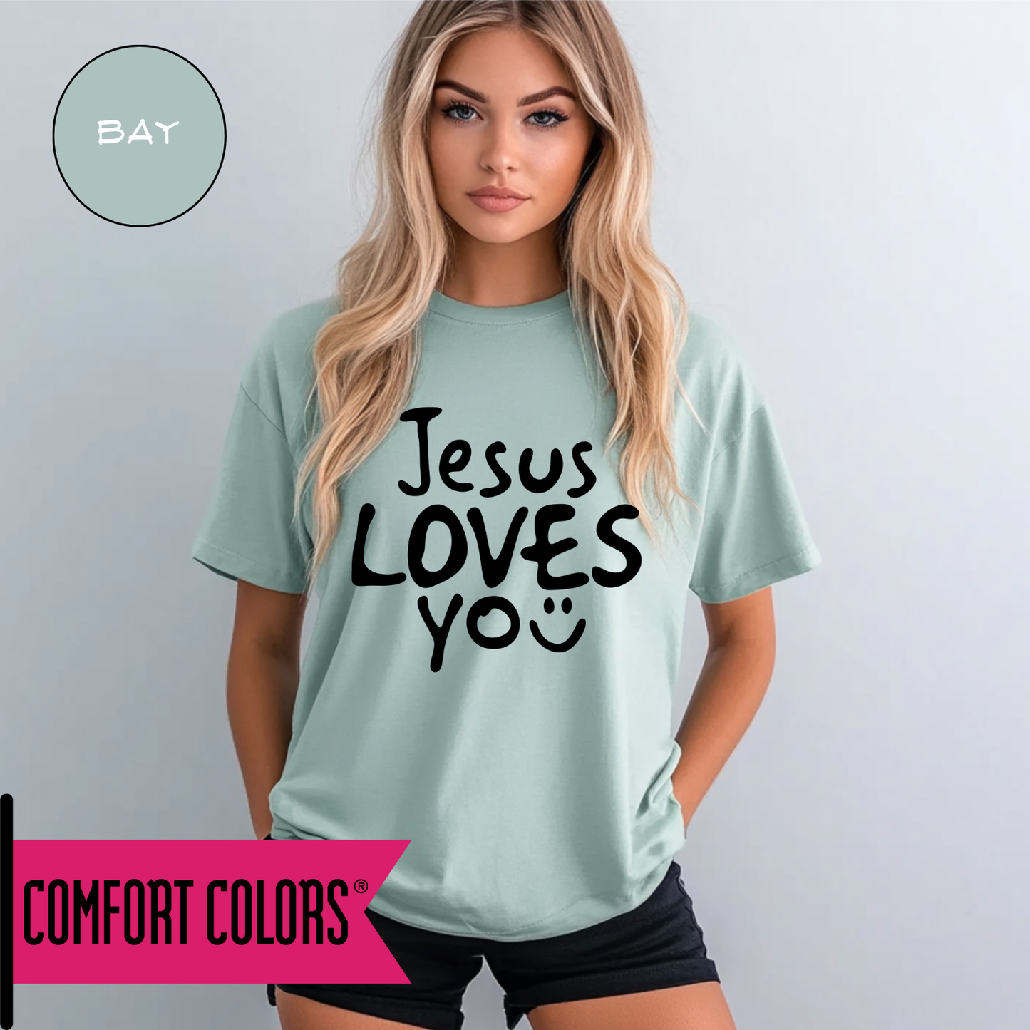 Jesus Loves You Graphic Top