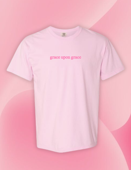 Grace Upon Grace Embroidered Comfort Colors Tee