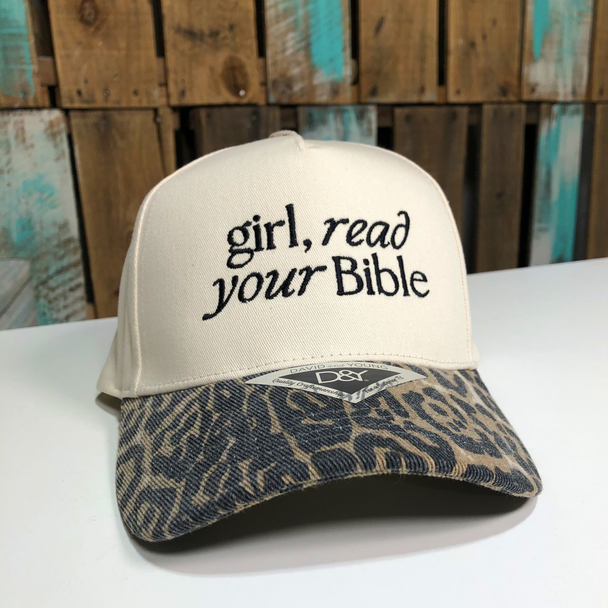 Girl, Read Your Bible Embroidered Hat – Christian Faith Trucker Cap