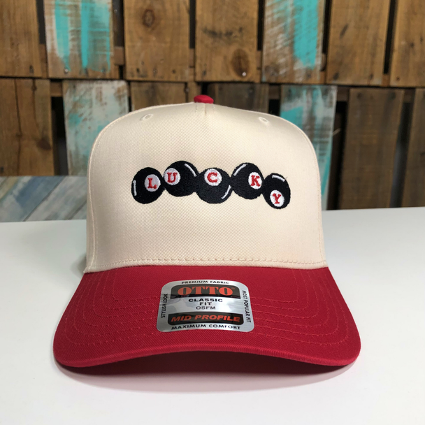 Lucky 8 Ball Embroidered Trucker Cap