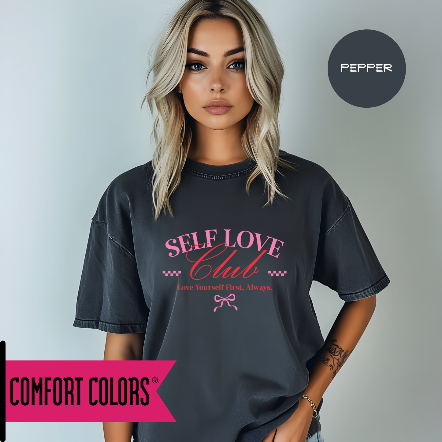 Self Love Club Graphic Top