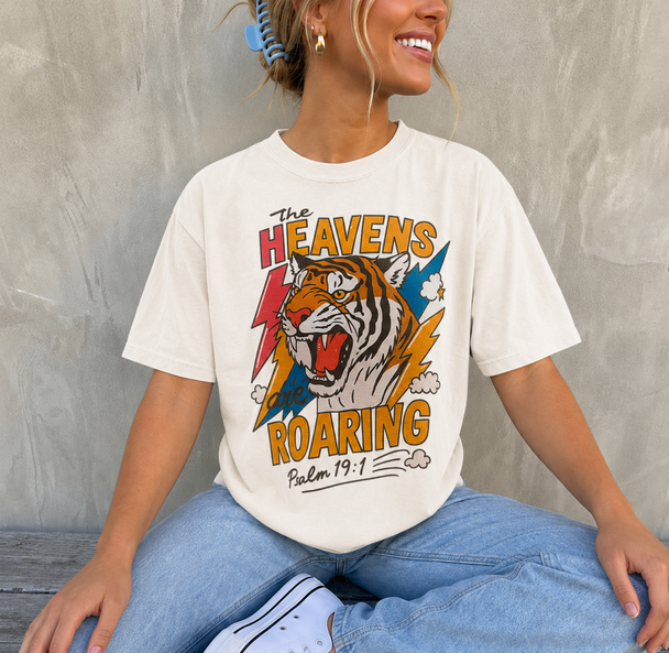 The Heavens Roaring Comfort Colors Graphic Tee