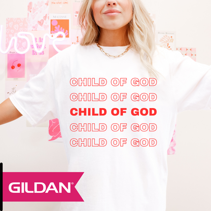 Child Of God Thank You Bag Graphic Top