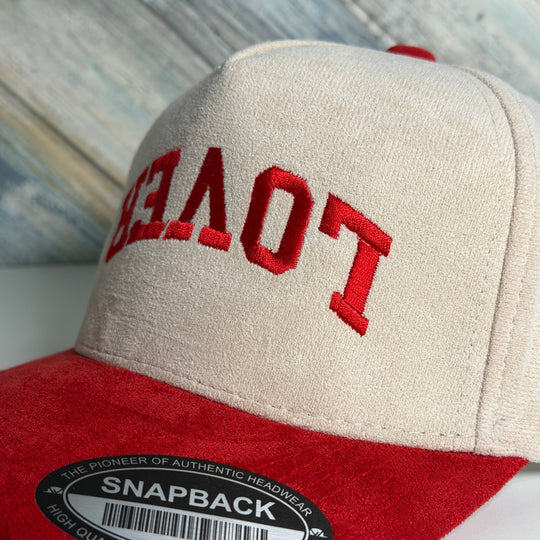 Lover Valentines Day Hat Embroidered, Retro LOVER Baseball Cap Valentine Gift For Her