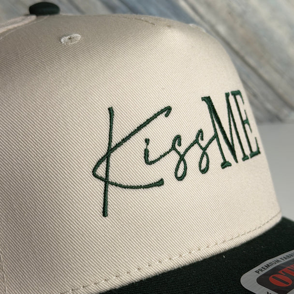 Kiss ME Hat Embroidered Baseball Cap, Valentines Day Flirty Gift For Her