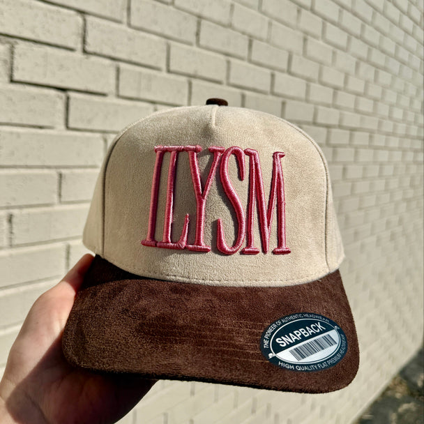 ILYSM Valentines Day Hat Embroidered, I Love You So Much Baseball Cap Valentine Gift For Her