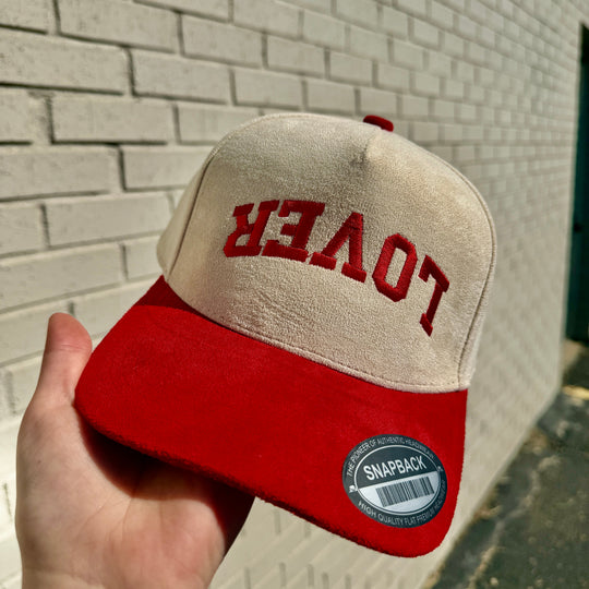 Lover Valentines Day Hat Embroidered, Retro LOVER Baseball Cap Valentine Gift For Her