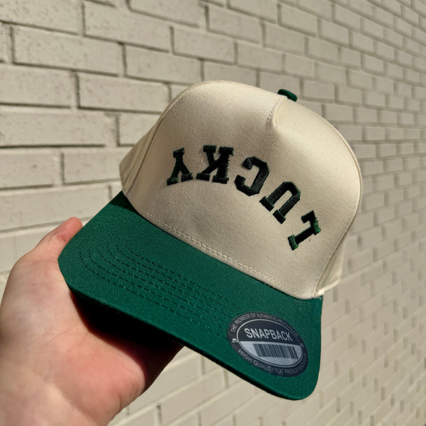 Lucky St. Patrick's Day Hat Embroidered, LUCKY Baseball Cap Unisex