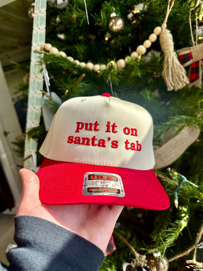 Put It On Santa's Tab Trucker