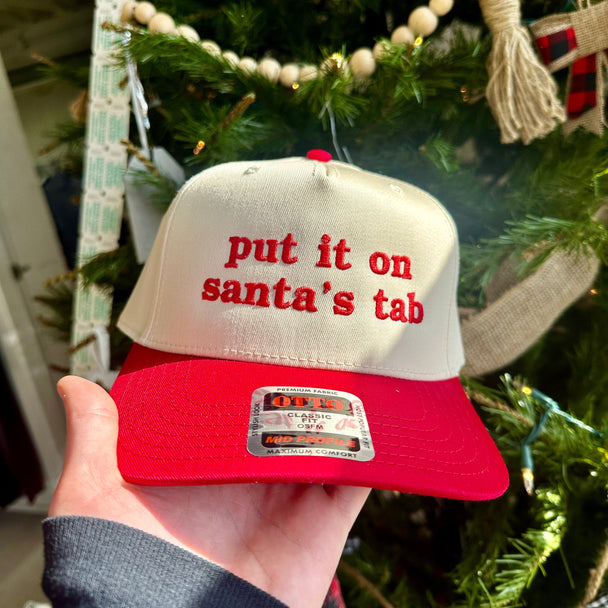 Put It On Santa's Tab Trucker