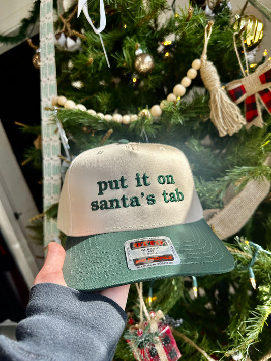 Put It On Santa's Tab Trucker