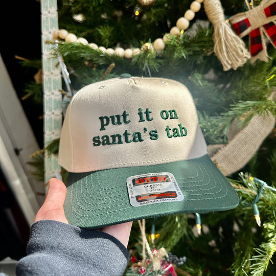 Put It On Santa's Tab Trucker