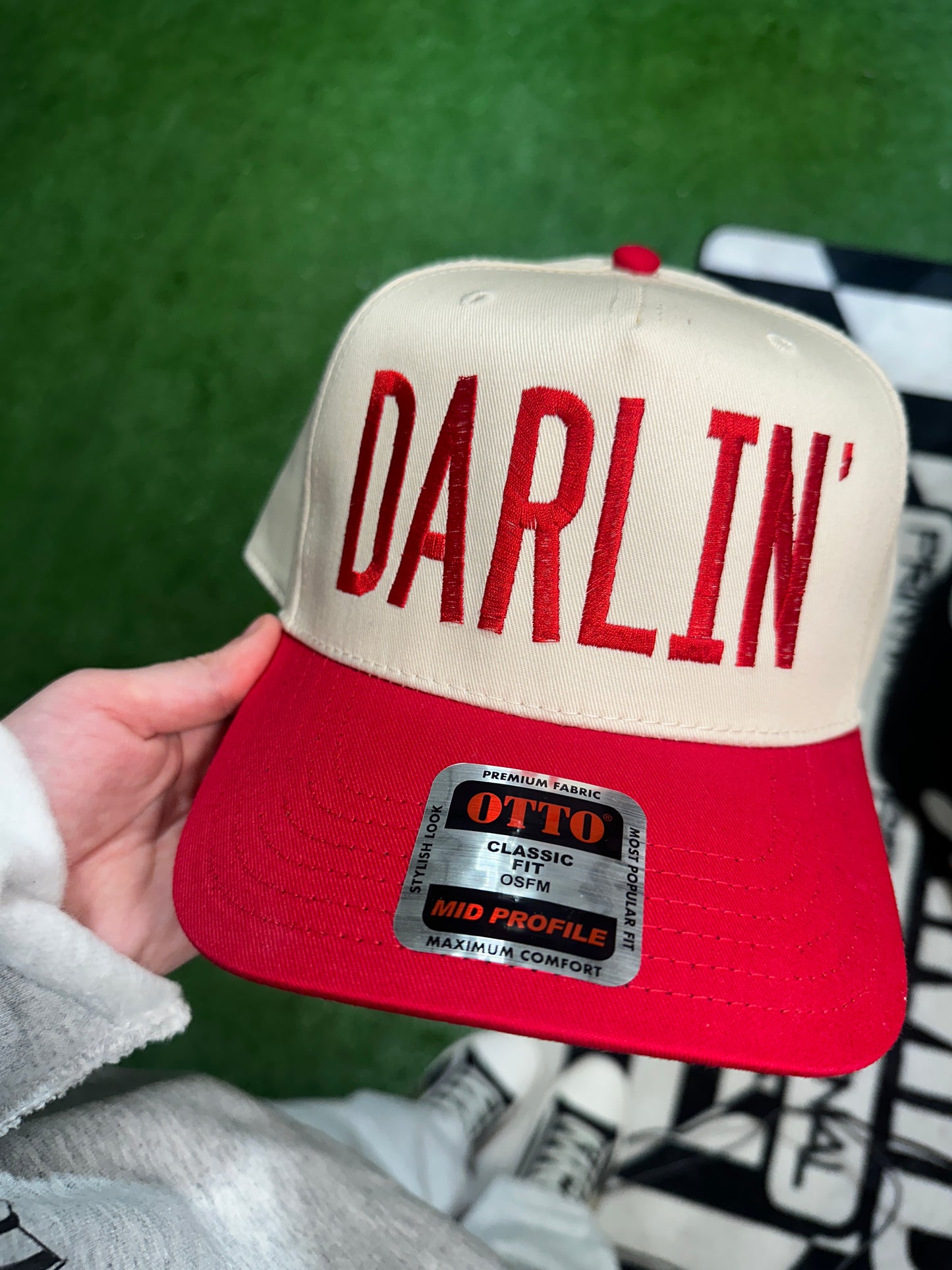 Darlin' Embroidered Trucker Hat