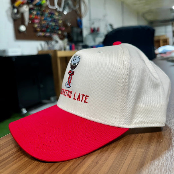I'm Working Late Embroidered Trucker Hat
