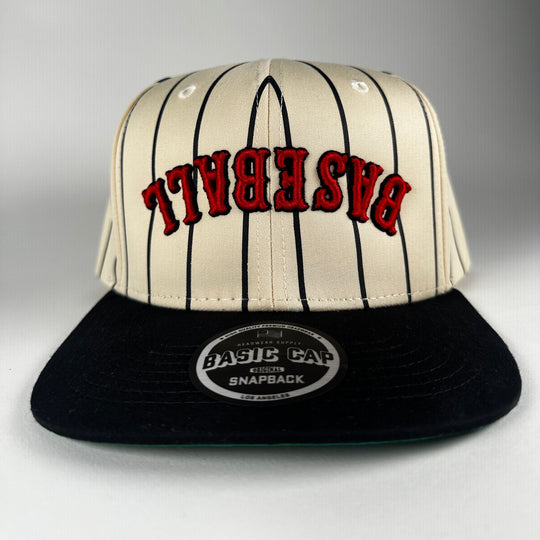 Baseball Stripe Vintage Embroidered Trucker Hat