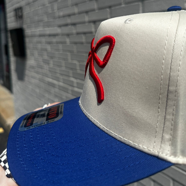 Bow 4th of July Embroidered Trucker Hat