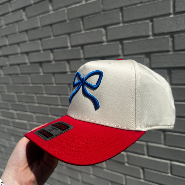 Bow 4th of July Embroidered Trucker Hat