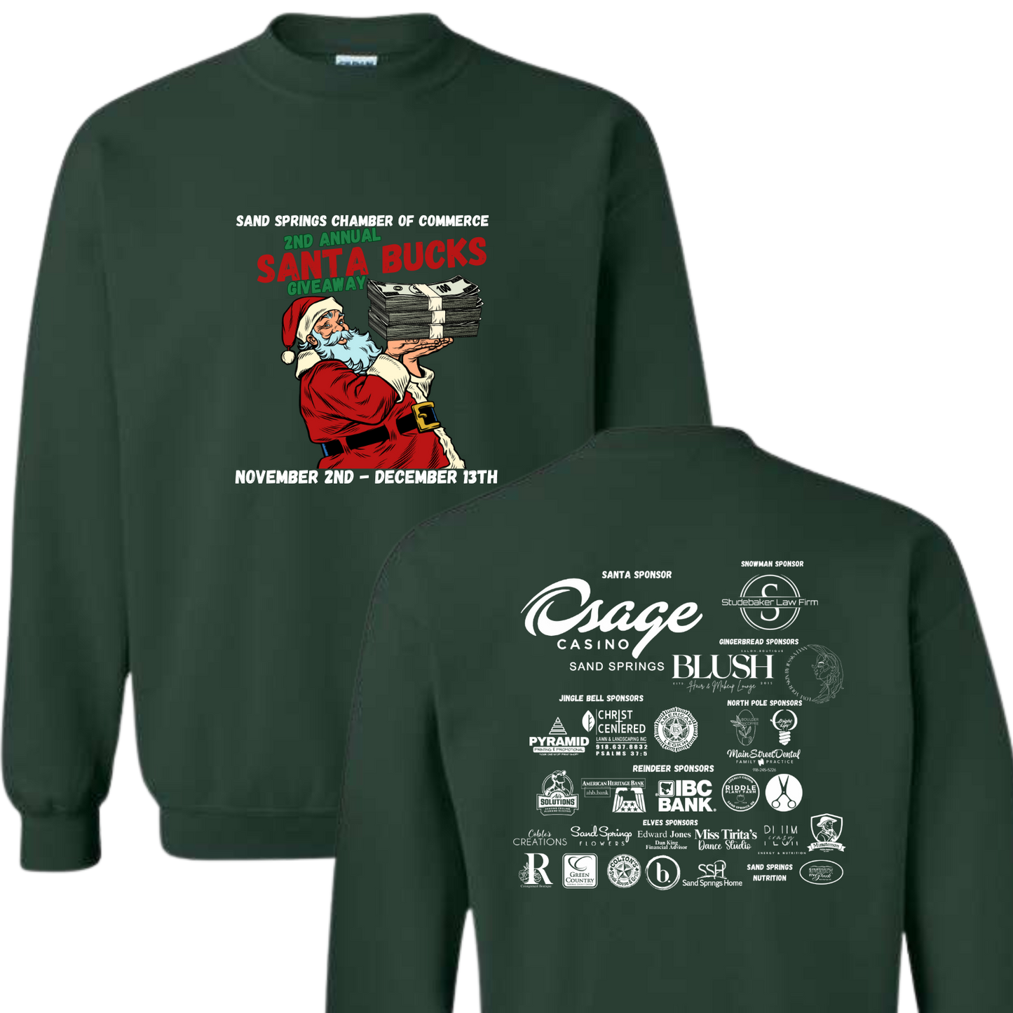 Santa Bucks Crewneck