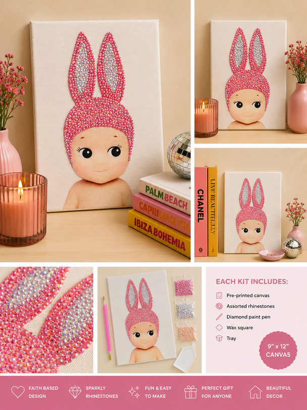 Angel Baby 9x12 Bedazzle Kit