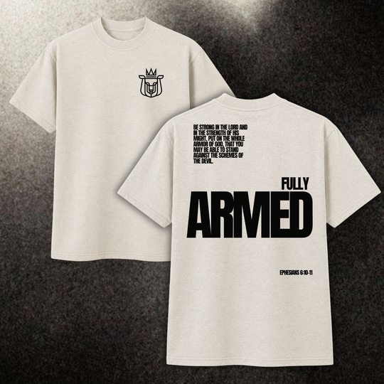 Fully Armed Stronghold Church | Shaka Wear Heavyweight T-Shirt