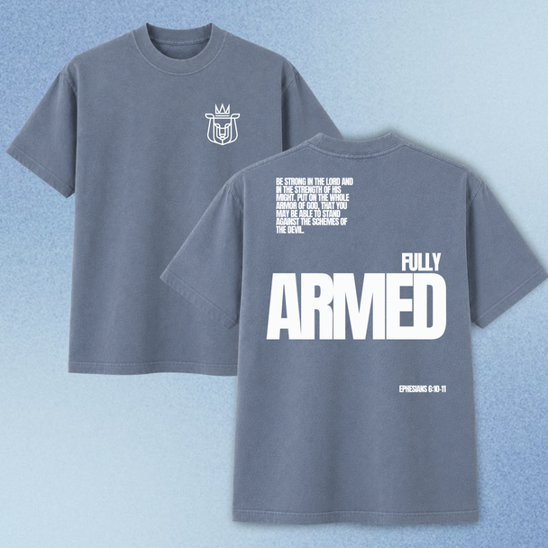 Fully Armed Stronghold Church | Shaka Wear Heavyweight T-Shirt