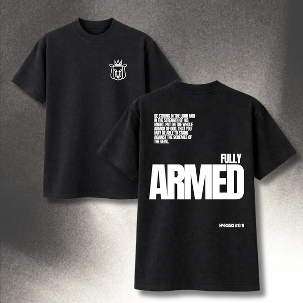 Fully Armed Stronghold Church | Shaka Wear Heavyweight T-Shirt