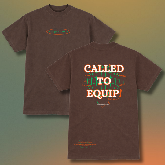 Called to Equip Stronghold Church Graphic Tee | Shaka Wear Heavyweight T-Shirt