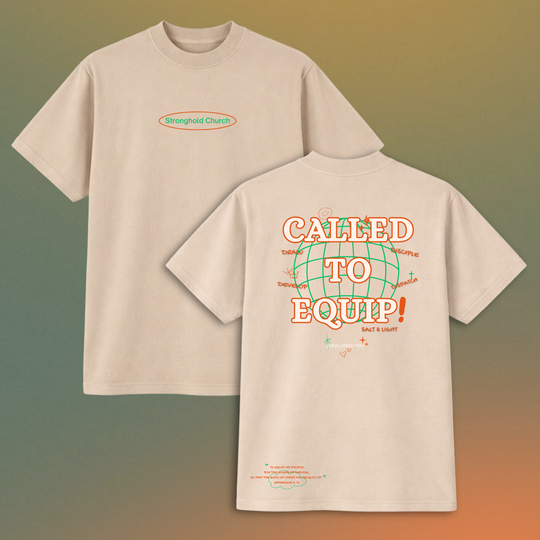 Called to Equip Stronghold Church Graphic Tee | Shaka Wear Heavyweight T-Shirt