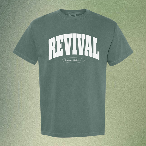 Revival Stronghold Church Graphic Tee | Shaka Wear - Comfort Color T-Shirt