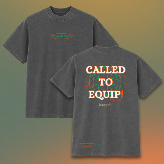 Called to Equip Stronghold Church Graphic Tee | Shaka Wear Heavyweight T-Shirt