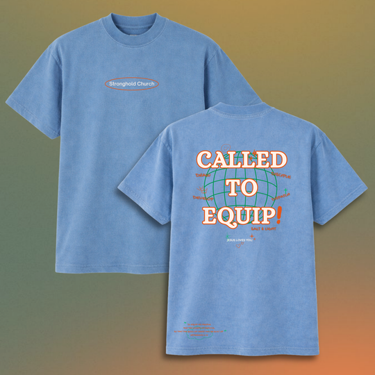 Called to Equip Stronghold Church Graphic Tee | Shaka Wear Heavyweight T-Shirt