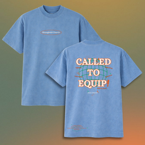 Called to Equip Stronghold Church Graphic Tee | Shaka Wear Heavyweight T-Shirt